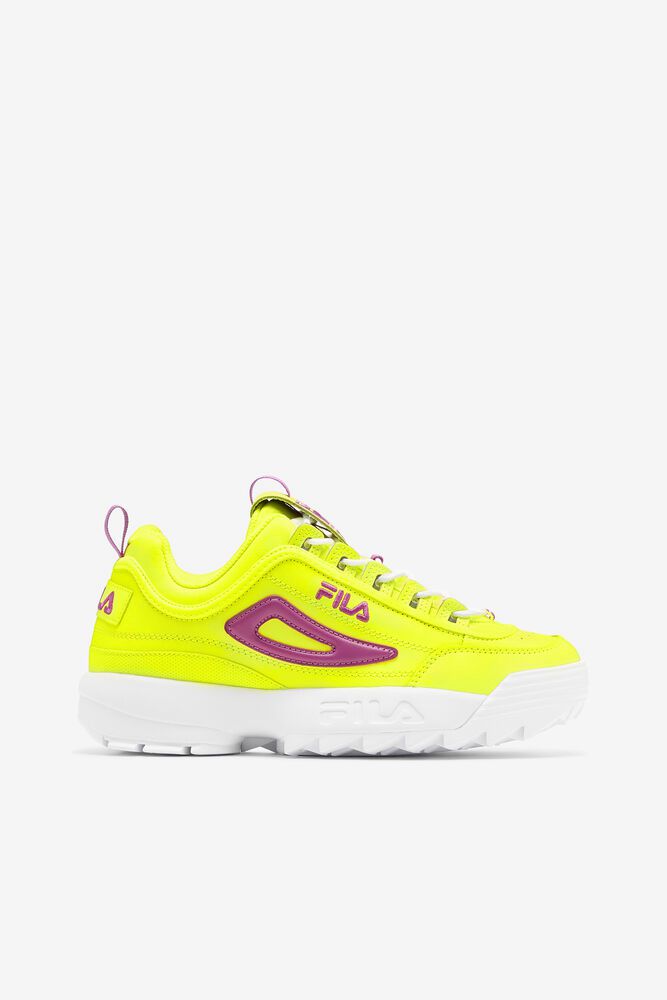 Fila Sneakers Womens Yellow - Disruptor 2 Premium - Philippines 7801524-HG